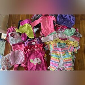 assorted baby girl 3-6m clothes